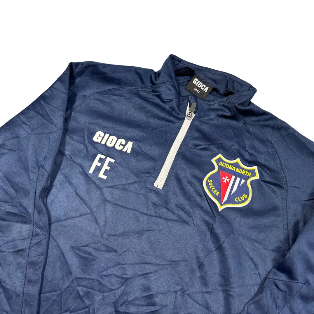 Gioca® Navy Quarter Zip Training Top-S