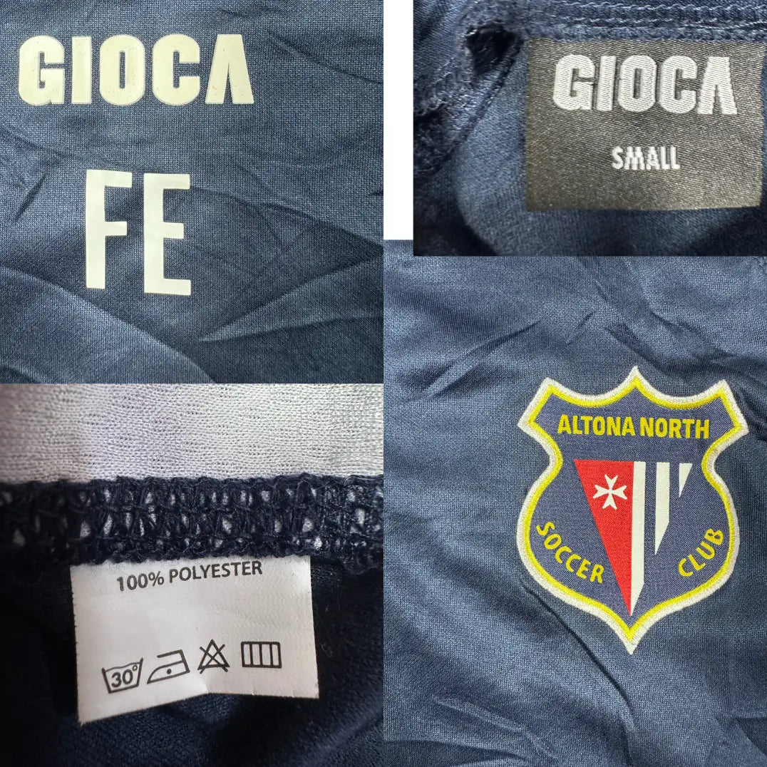 Gioca® Navy Quarter Zip Training Top-S