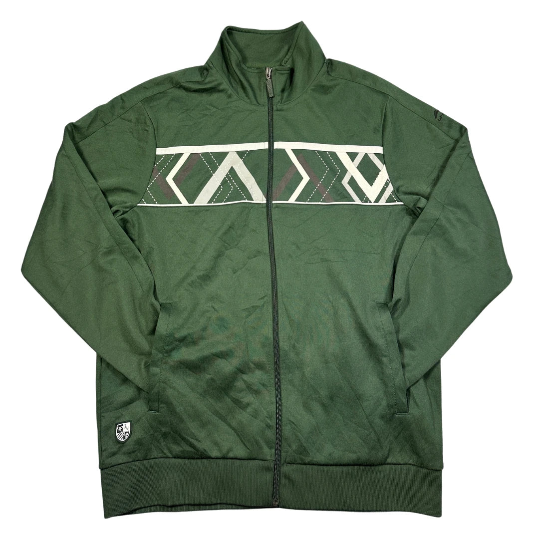 Li-Ning® Green Geometric Track Jacket-YXL