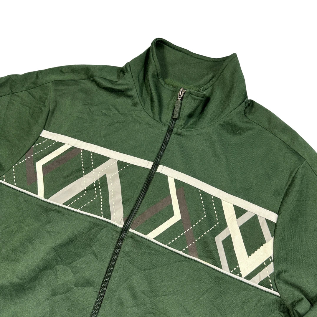 Li-Ning® Green Geometric Track Jacket-YXL