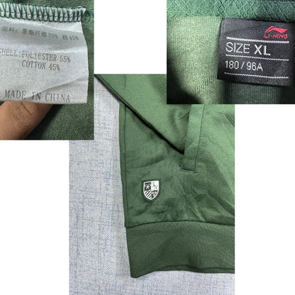 Li-Ning® Green Geometric Track Jacket-YXL