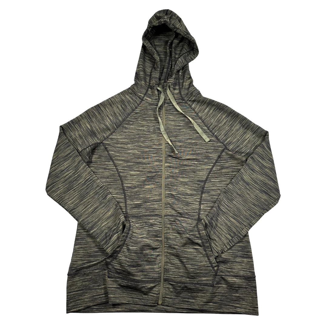 Active & Co® Olive Space Dye Zip Hoodie-16