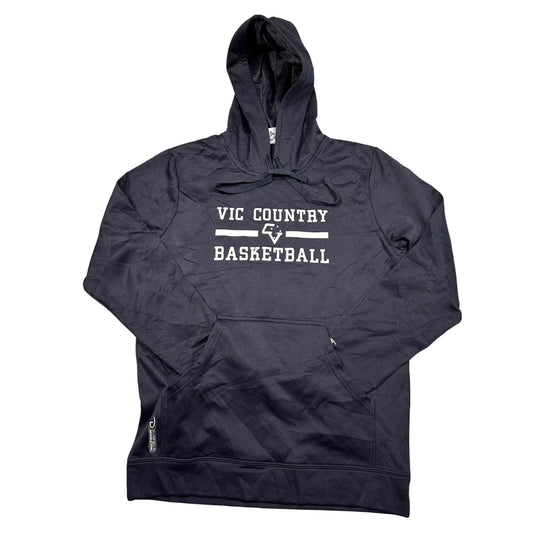 Champion® Navy Basketball Graphic Hoodie-XS
