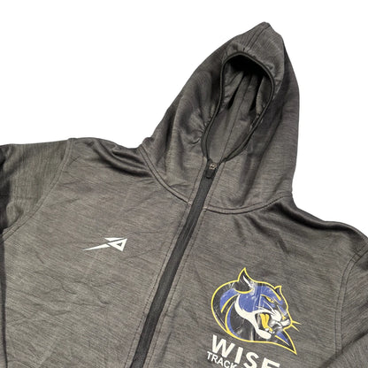 Unbranded Grey Track Team Zip Hoodie-S