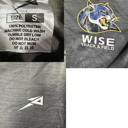 Unbranded Grey Track Team Zip Hoodie-S