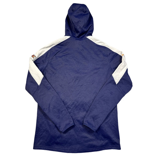 Under Armour® Navy White Half Zip Hoodie-S
