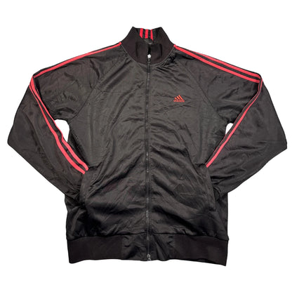 Adidas® Black Red 3-Stripe Track Jacket