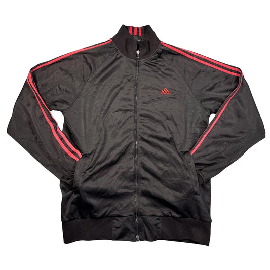 Adidas® Black Red 3-Stripe Track Jacket