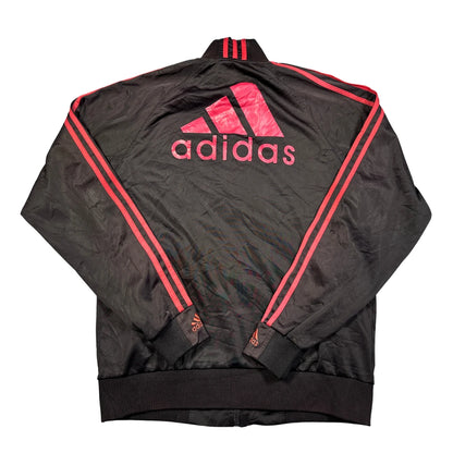 Adidas® Black Red 3-Stripe Track Jacket