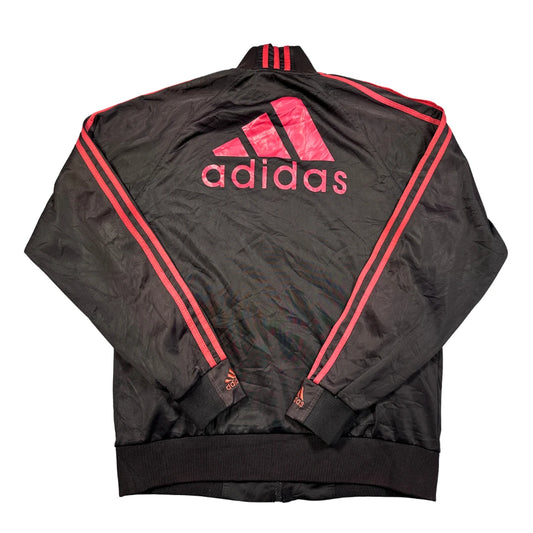 Adidas® Black Red 3-Stripe Track Jacket