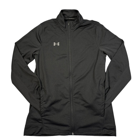 Under Armour® Black Fitted Track Jacket-M