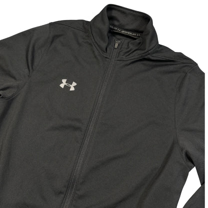 Under Armour® Black Fitted Track Jacket-M
