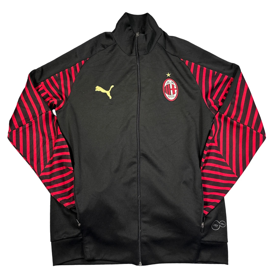 Puma® Black Red Stripe Track Jacket-YL