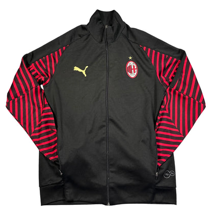 Puma® Black Red Stripe Track Jacket-YL