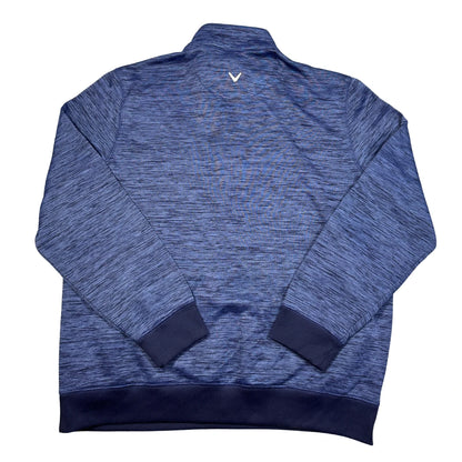 Callaway® Blue Space Dye Quarter Zip-L