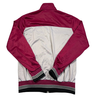 Track & Court® Vintage Maroon White Track Jacket-M