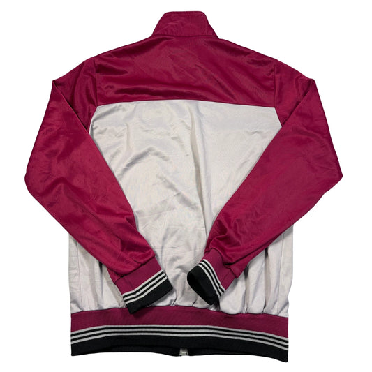 Track & Court® Vintage Maroon White Track Jacket-M