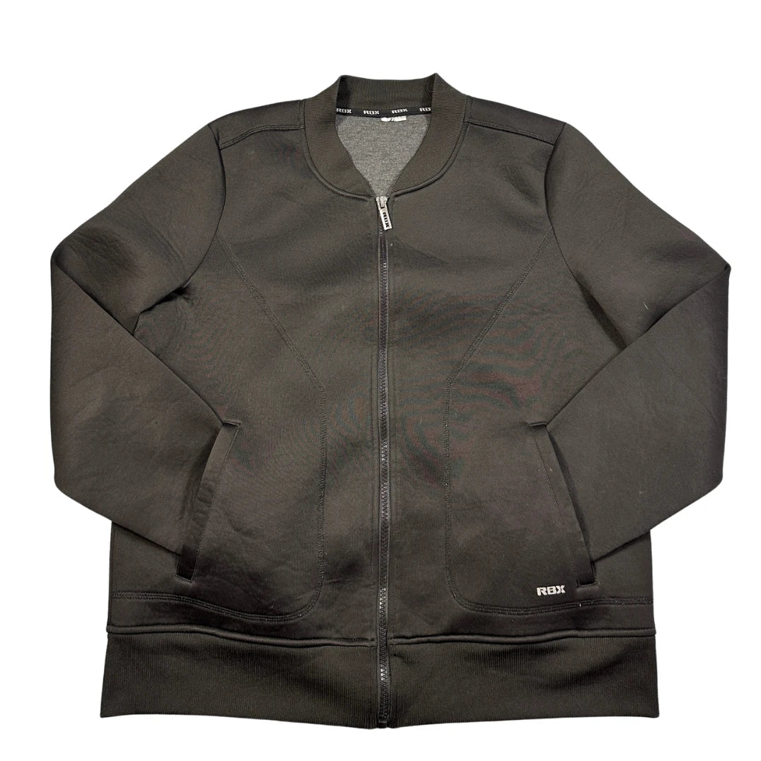 RBX® Black Scuba Bomber Zip Jacket-M