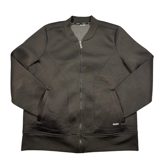 RBX® Black Scuba Bomber Zip Jacket-M