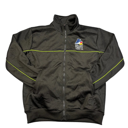 Unbranded Black Lime Piping Track Jacket-M
