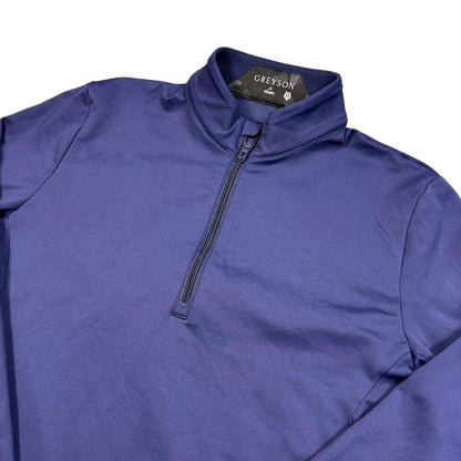Greyson® Navy Quarter Zip Pullover-M