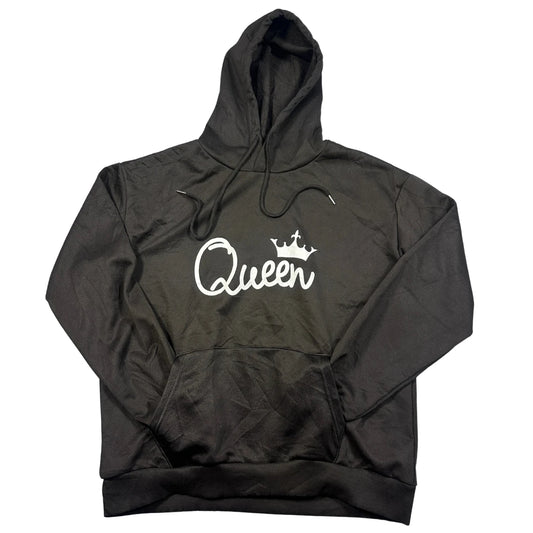 Unbranded Black Queen Print Hoodie-S