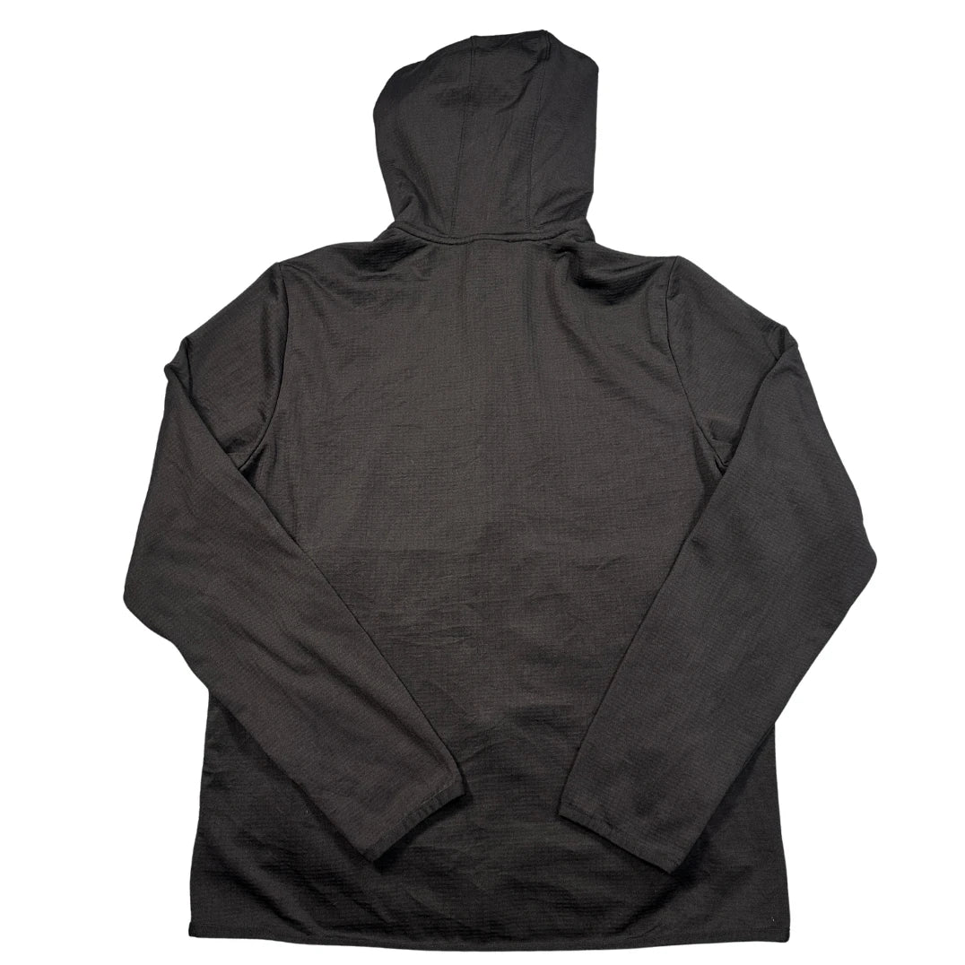 Gerry® Black Grid Fleece Zip Hoodie-M