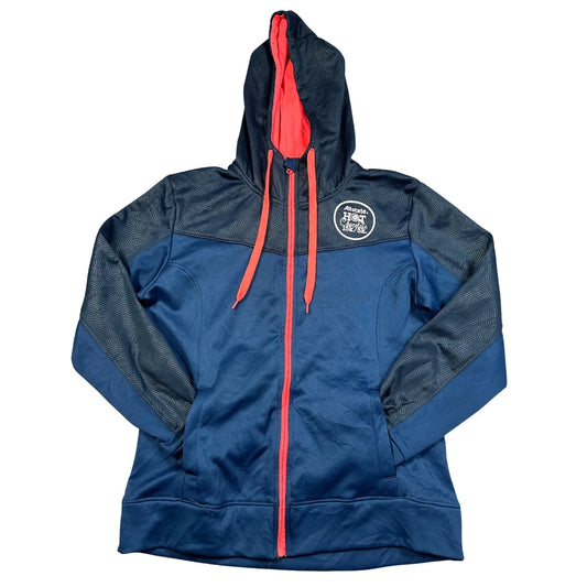 Alanic® Navy Coral Zip Hoodie-M
