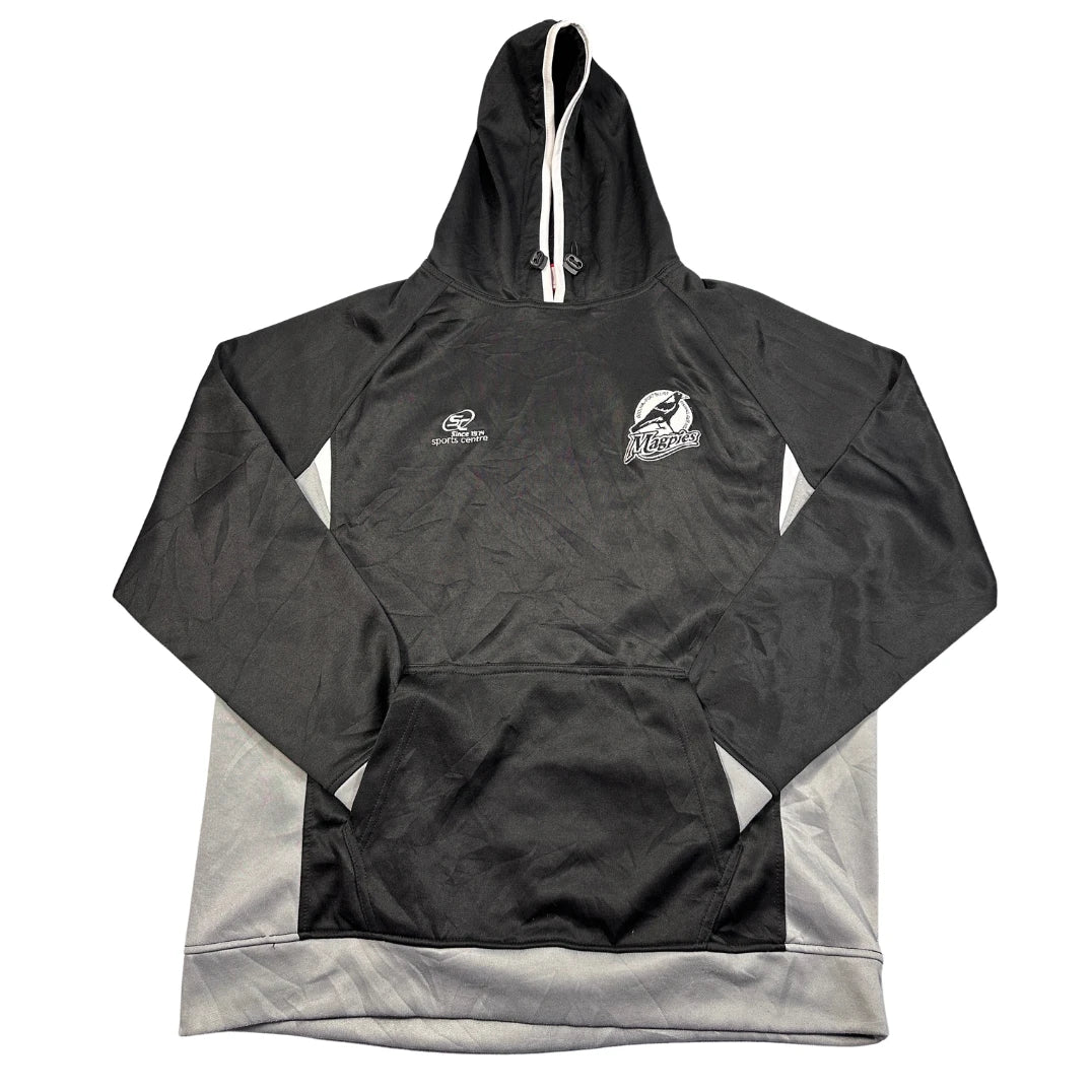 Sport Centre® Black Grey Panel Hoodie-L