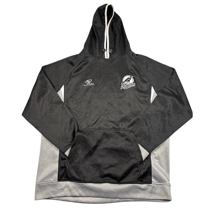 Sport Centre® Black Grey Panel Hoodie-L