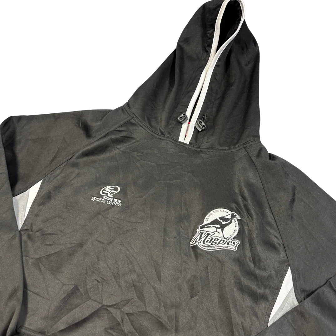 Sport Centre® Black Grey Panel Hoodie-L