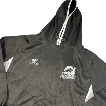 Sport Centre® Black Grey Panel Hoodie-L