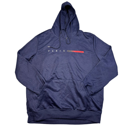 Unbranded Navy Text Print Hoodie-L