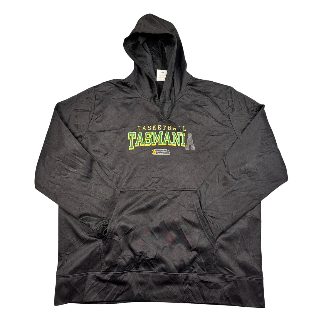 OnTrack® Black Basketball Graphic Hoodie-2XL