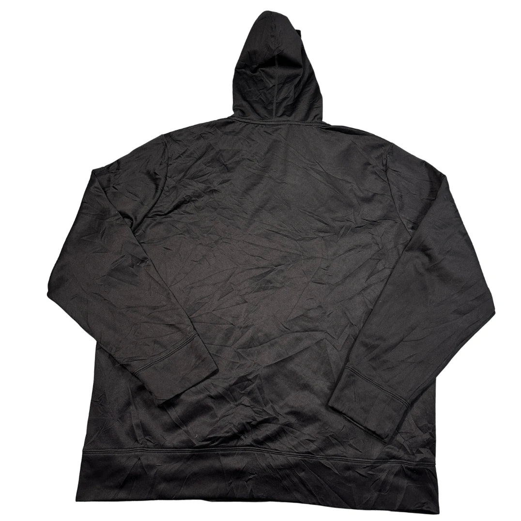 OnTrack® Black Basketball Graphic Hoodie-2XL