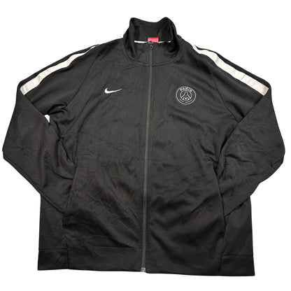 Nike® Black White Stripe Track Jacket-XL