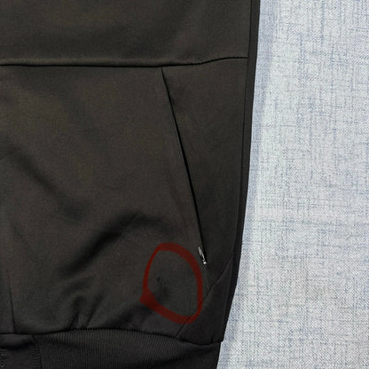 McKenzie® Black Taped Zip Hoodie-M