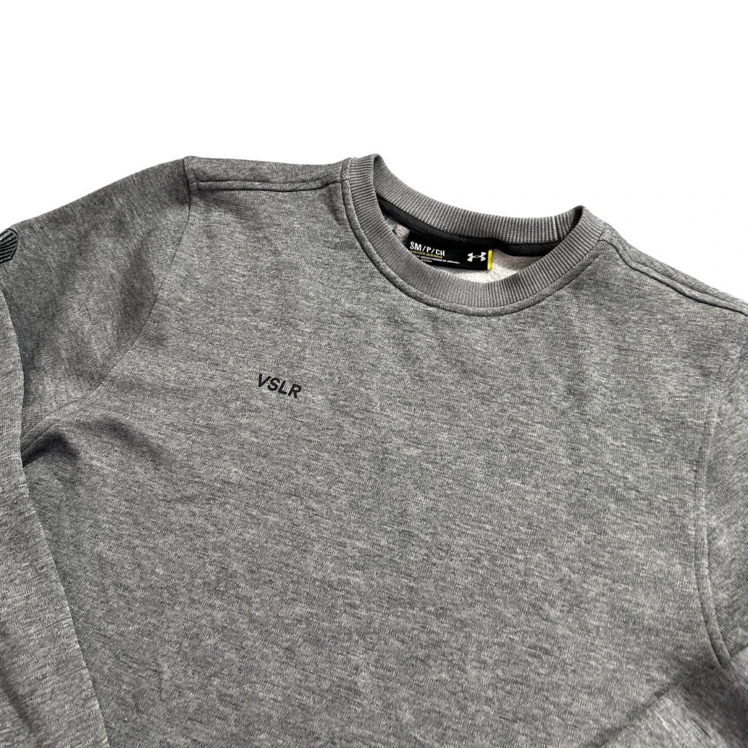 Under Armour® Grey ColdGear Crew Sweatshirt-S