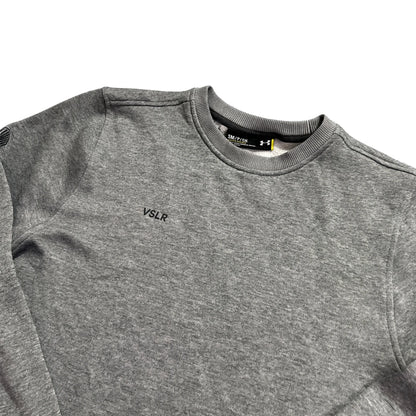 Under Armour® Grey ColdGear Crew Sweatshirt-S