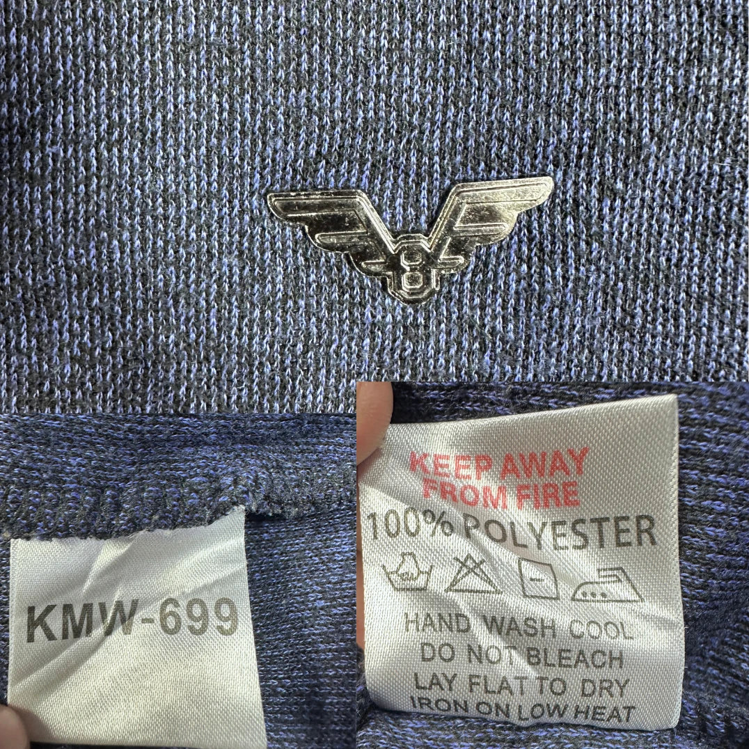 Unbranded Blue Marl Knit Sweater-L