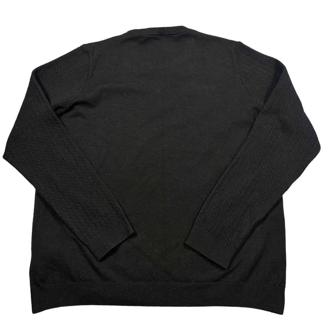 LC Waikiki® Black Textured Knit Sweater-XL