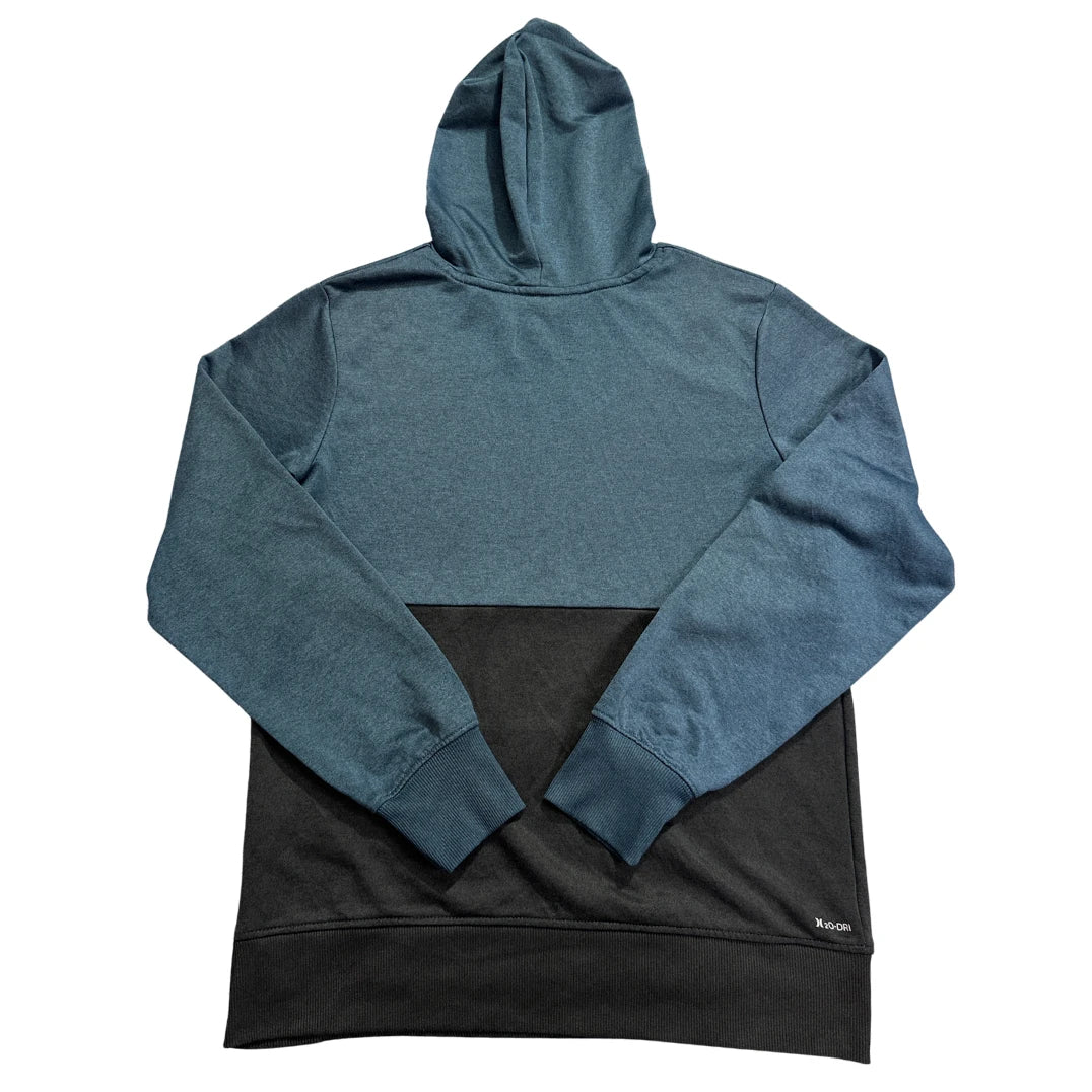 Hurley® Teal Black Logo Hoodie-YXL