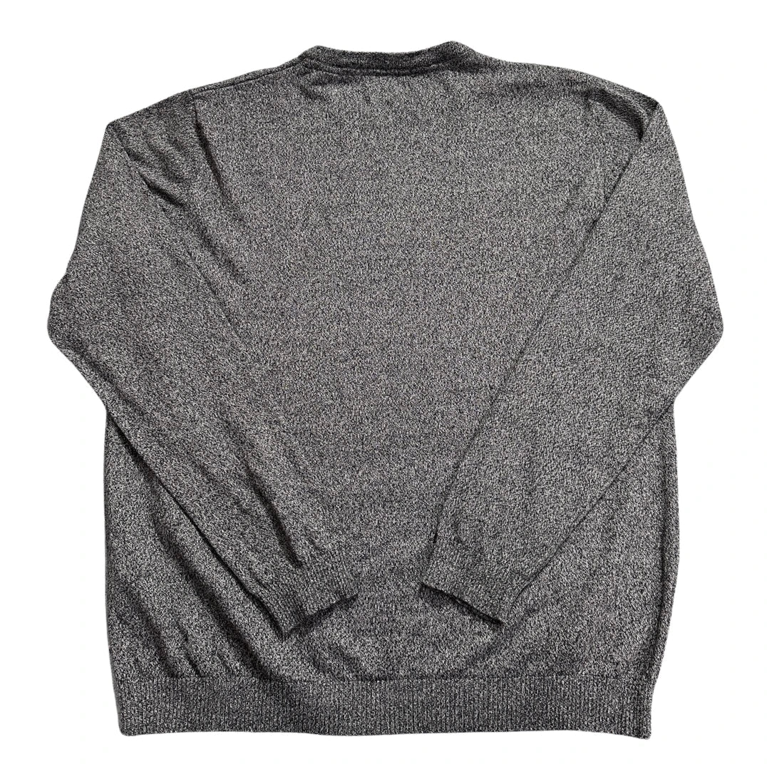 Jack & Jones® Grey Marl Crew Knit Sweater-XL