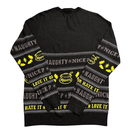 F&F® Black Christmas Knit Jumper-M