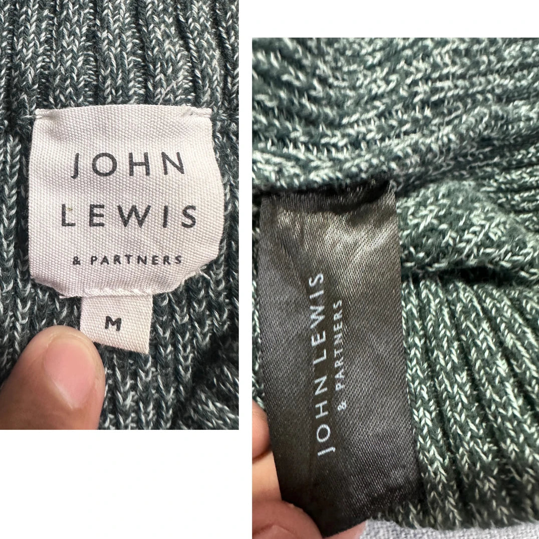 John Lewis® Green Marl Knit Sweater Vest-M