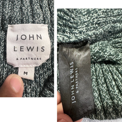 John Lewis® Green Marl Knit Sweater Vest-M