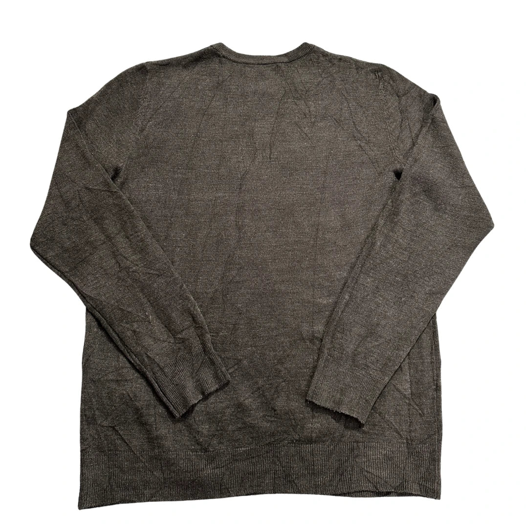 Primark® Charcoal Fine Knit Crew Sweater-L