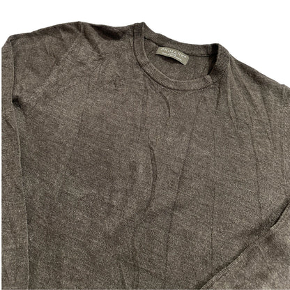 Primark® Charcoal Fine Knit Crew Sweater-L