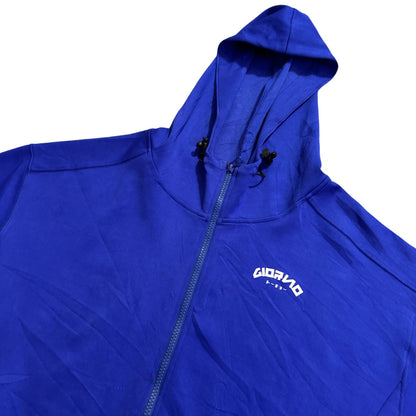 Giorno® Royal Blue Zip Hoodie-XL