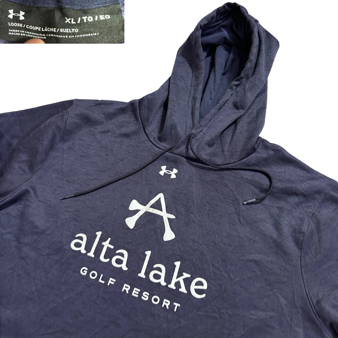 Under Armour® Navy Golf Graphic Hoodie-XL